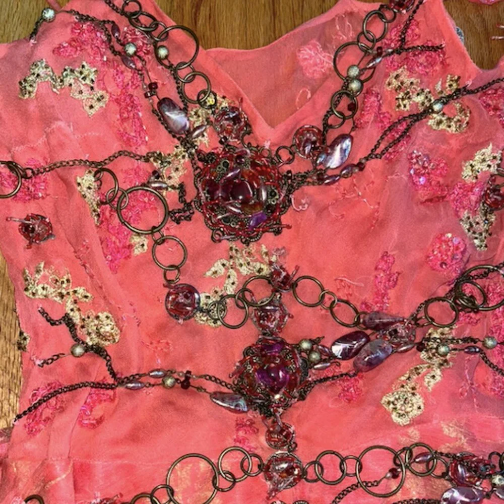 Vintage Beaded Dress - Picture 2 of 8